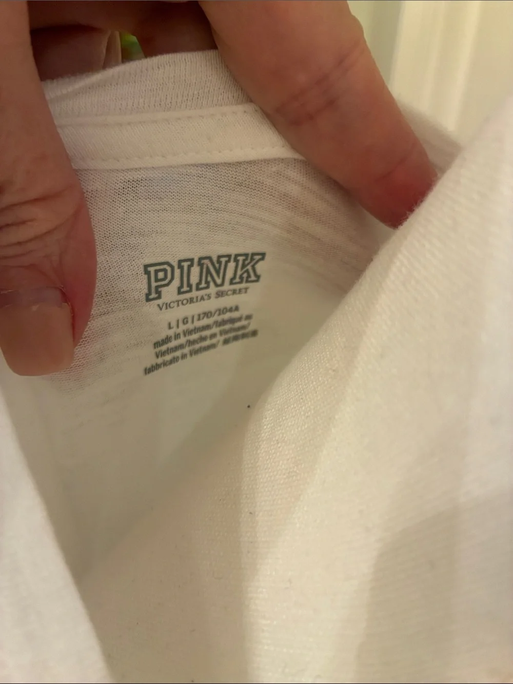 PINK Victorias Secret casual white